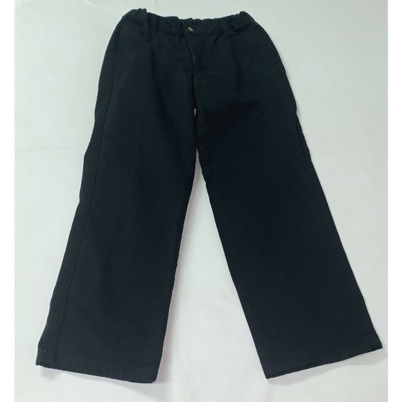 George Other - George Boys Black Dress Pants Size 12 Husky Cotton Adjustable Waist